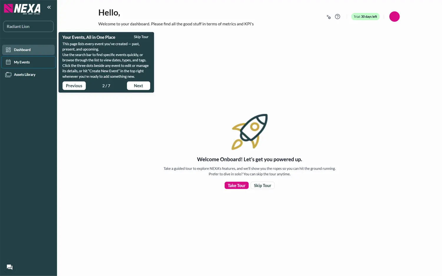 NEXA – Mine events